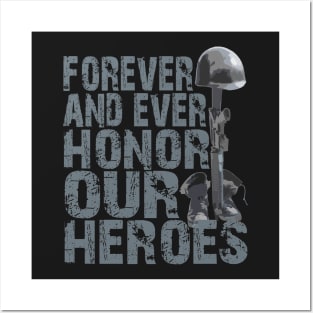 Memorial Day - Honor Our Heroes Posters and Art